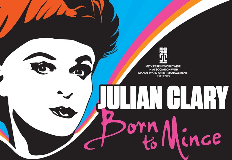 Julian Clary Born to Mince poster